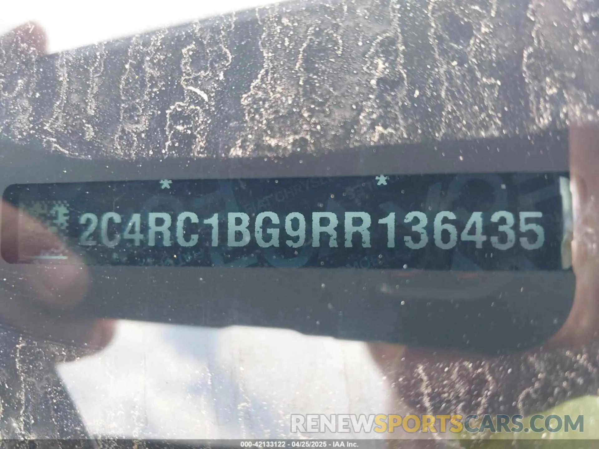 9 Photograph of a damaged car 2C4RC1BG9RR136435 CHRYSLER PACIFICA 2024