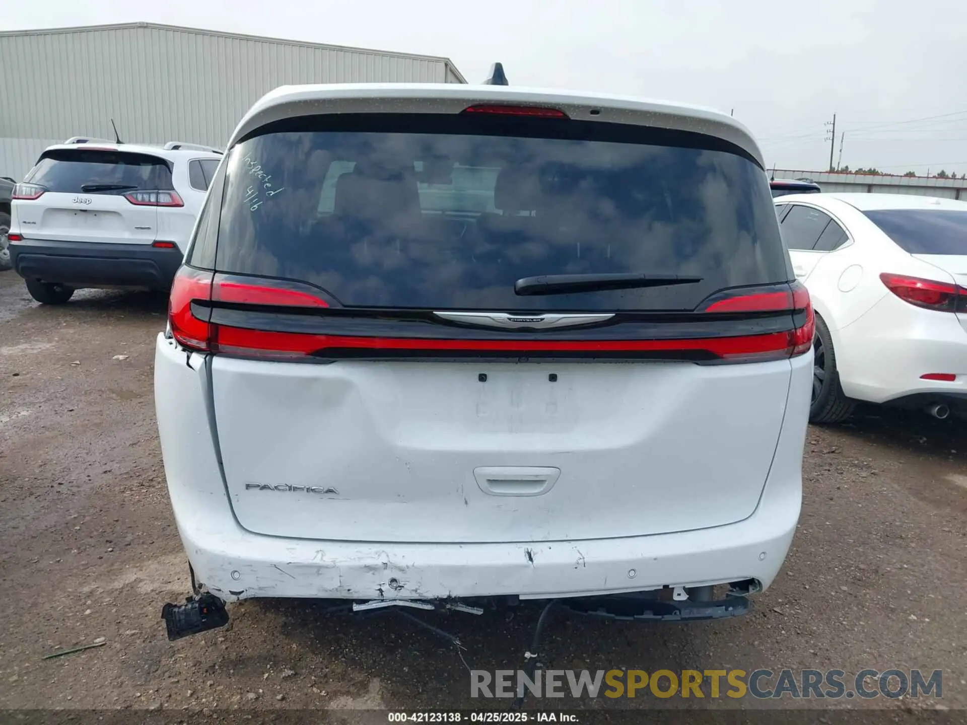 16 Photograph of a damaged car 2C4RC1BGXRR145399 CHRYSLER PACIFICA 2024