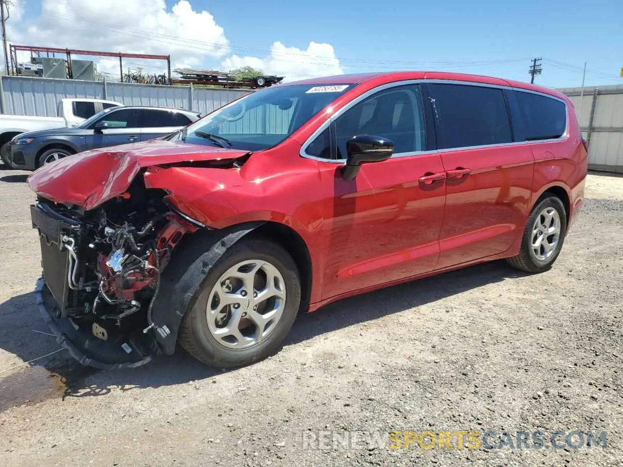 1 Photograph of a damaged car 2C4RC1GG3RR181072 CHRYSLER PACIFICA 2024
