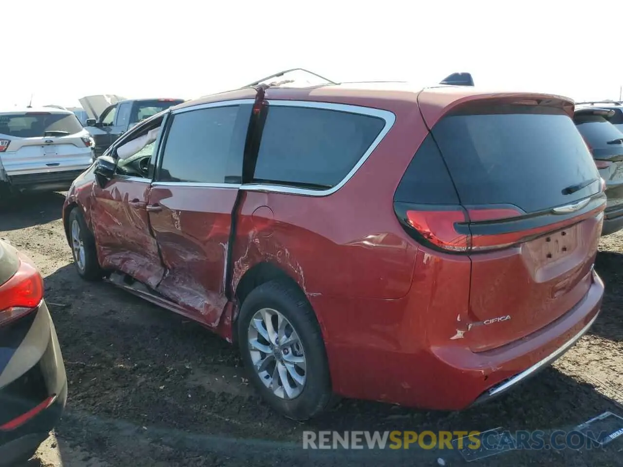2 Photograph of a damaged car 2C4RC3BG1RR203525 CHRYSLER PACIFICA 2024