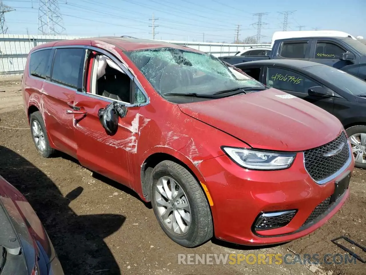 4 Photograph of a damaged car 2C4RC3BG1RR203525 CHRYSLER PACIFICA 2024