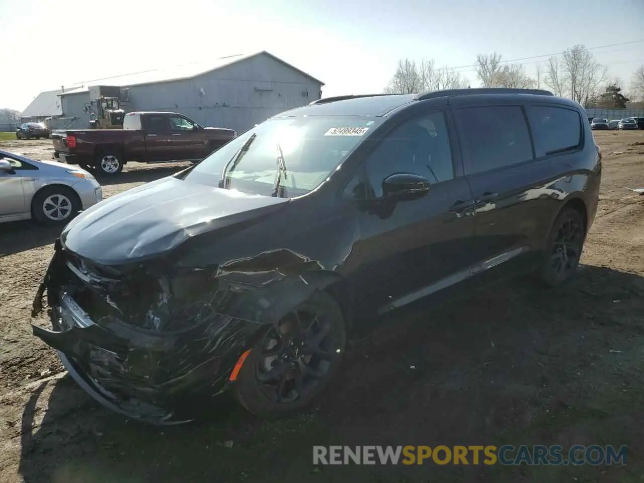 1 Photograph of a damaged car 2C4RC3GG1RR203680 CHRYSLER PACIFICA 2024