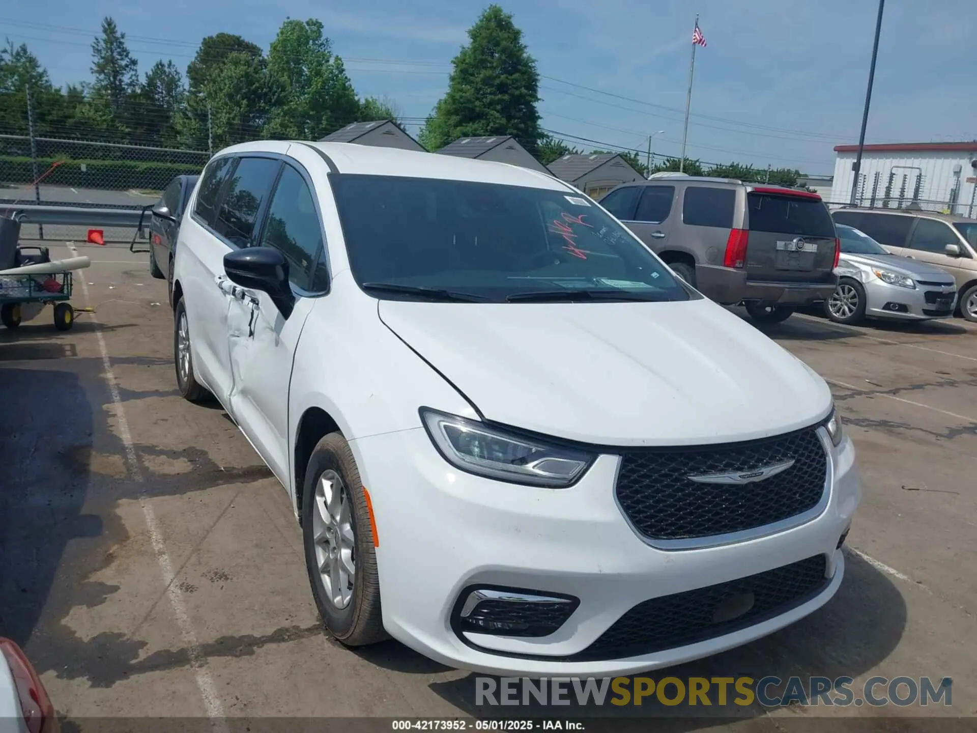 1 Photograph of a damaged car 2C4RC1BG1SR542831 CHRYSLER PACIFICA 2025