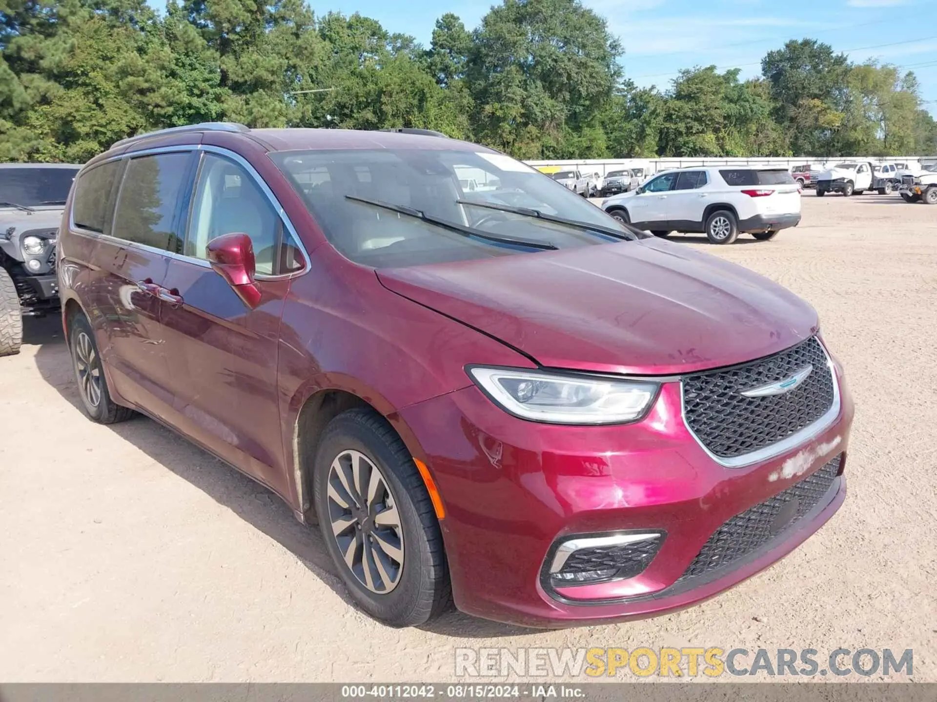 1 Photograph of a damaged car 2C4RC1L78MR603108 CHRYSLER PACIFICA HYBRID 2021