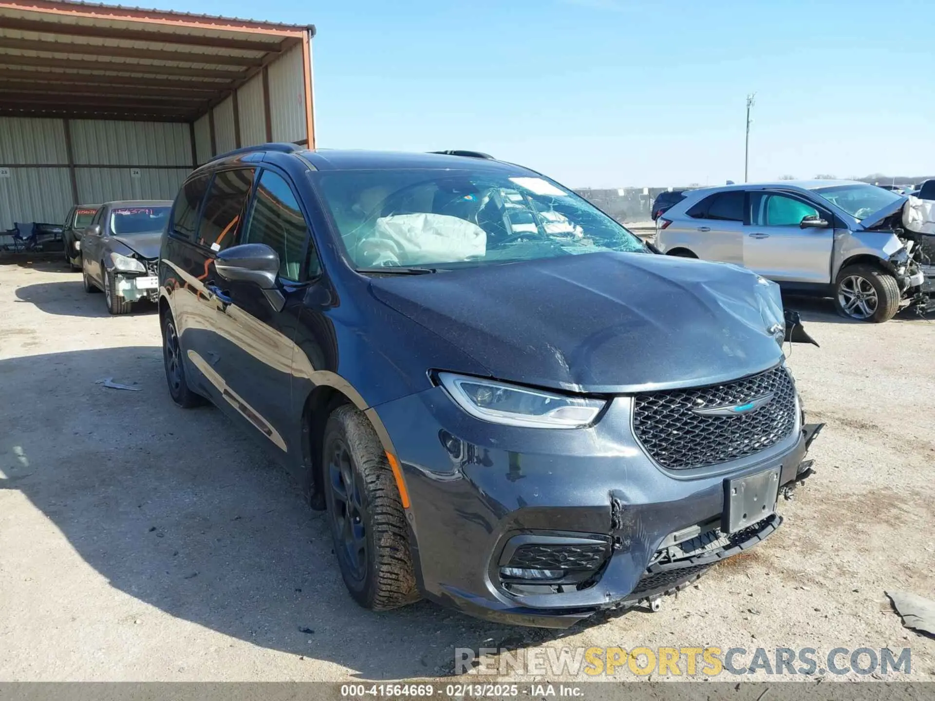 1 Photograph of a damaged car 2C4RC1S75MR541409 CHRYSLER PACIFICA HYBRID 2021