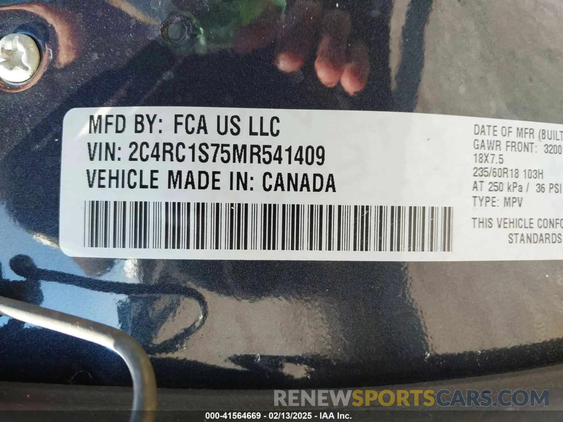 9 Photograph of a damaged car 2C4RC1S75MR541409 CHRYSLER PACIFICA HYBRID 2021