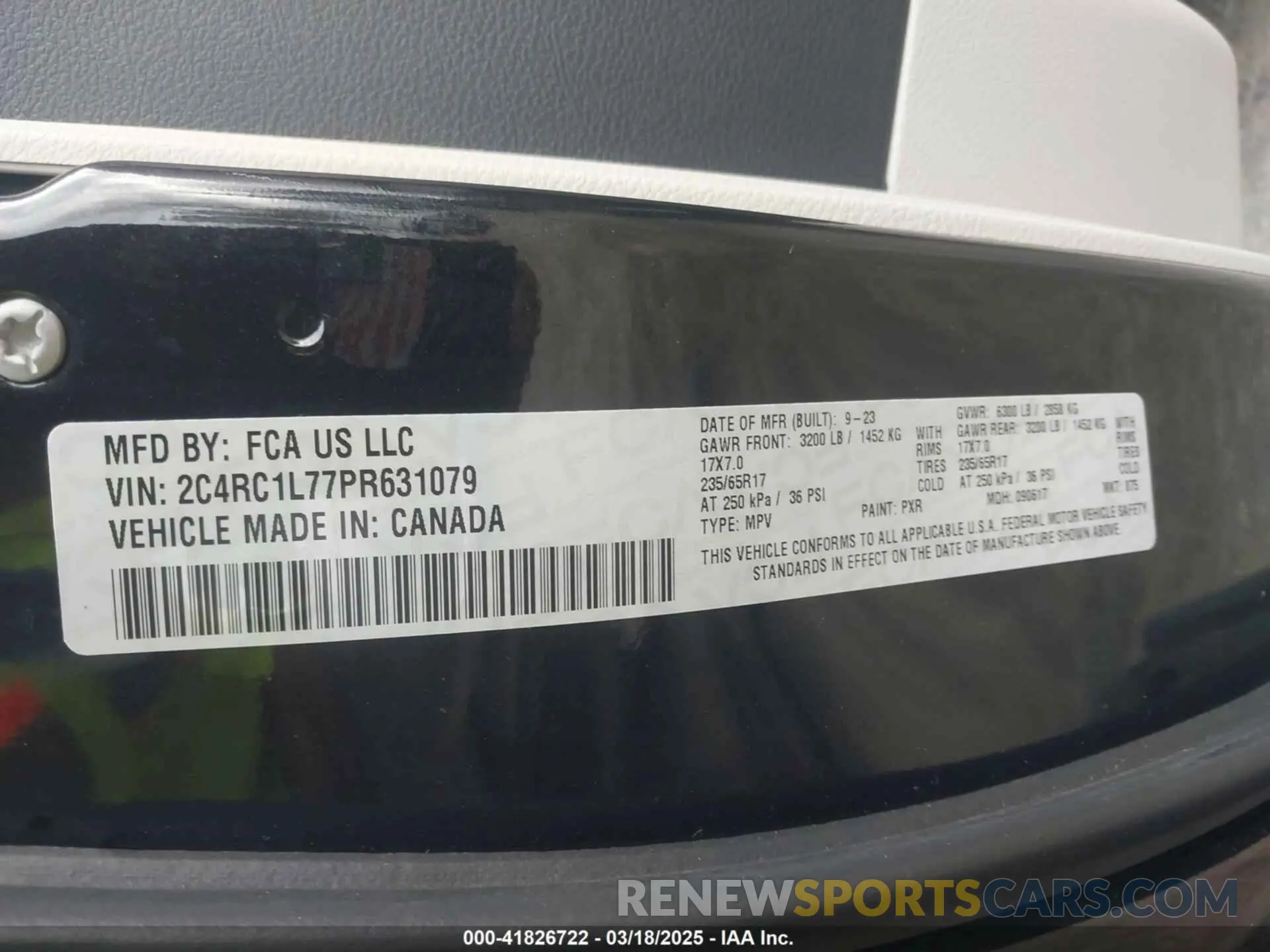 9 Photograph of a damaged car 2C4RC1L77PR631079 CHRYSLER PACIFICA HYBRID 2023