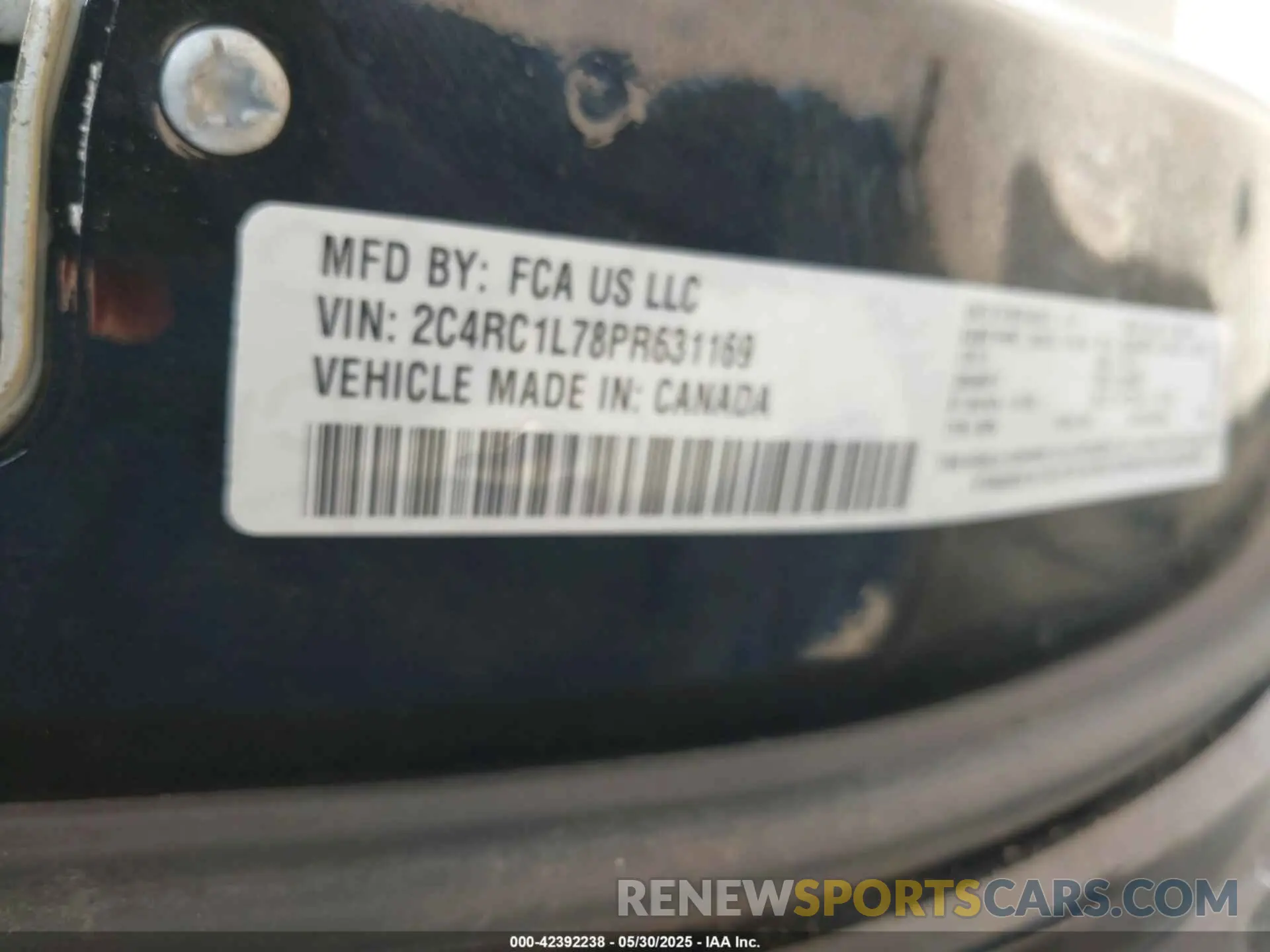 9 Photograph of a damaged car 2C4RC1L78PR631169 CHRYSLER PACIFICA HYBRID 2023