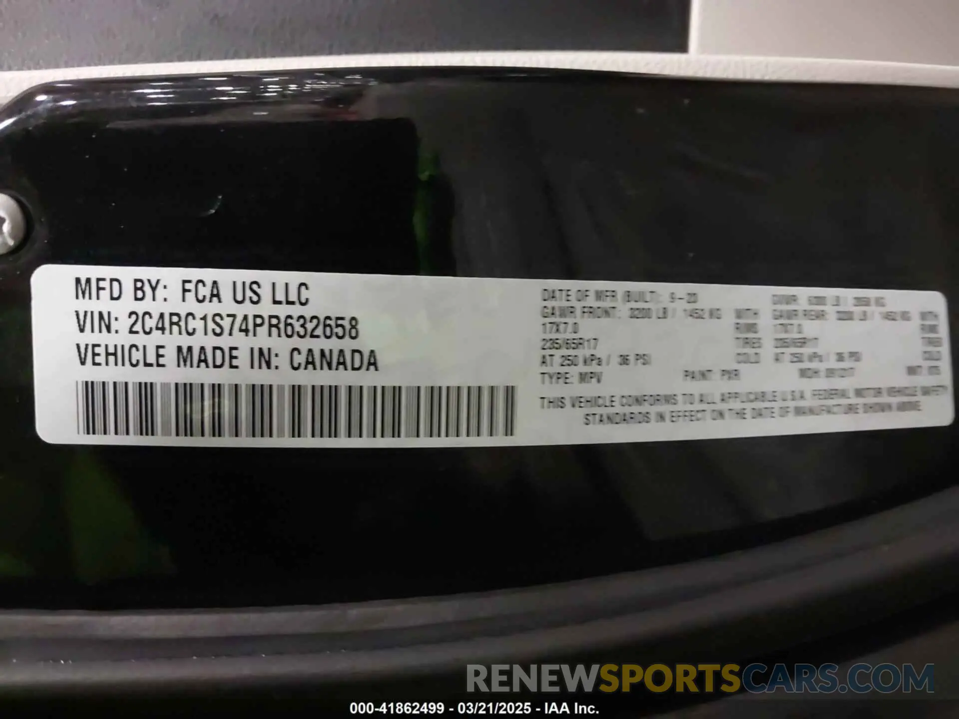 9 Photograph of a damaged car 2C4RC1S74PR632658 CHRYSLER PACIFICA HYBRID 2023