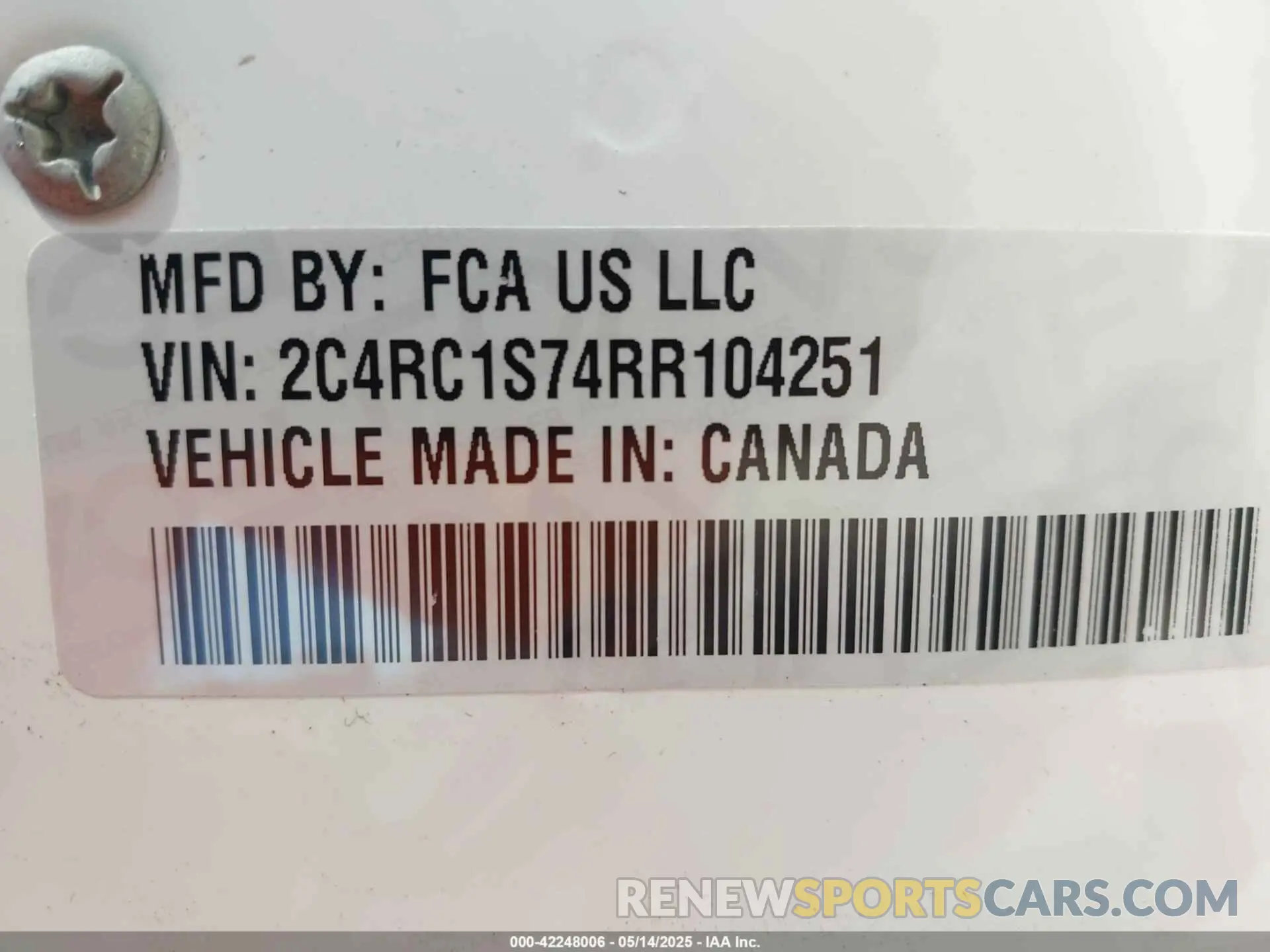 9 Photograph of a damaged car 2C4RC1S74RR104251 CHRYSLER PACIFICA HYBRID 2024
