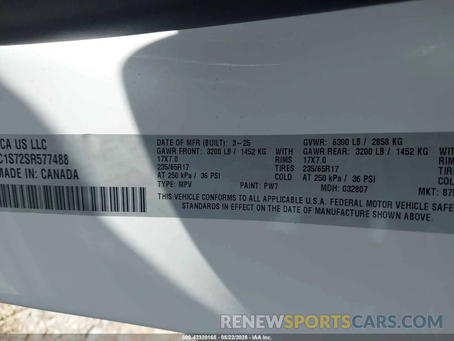 9 Photograph of a damaged car 2C4RC1S72SR577488 CHRYSLER PACIFICA HYBRID 2025