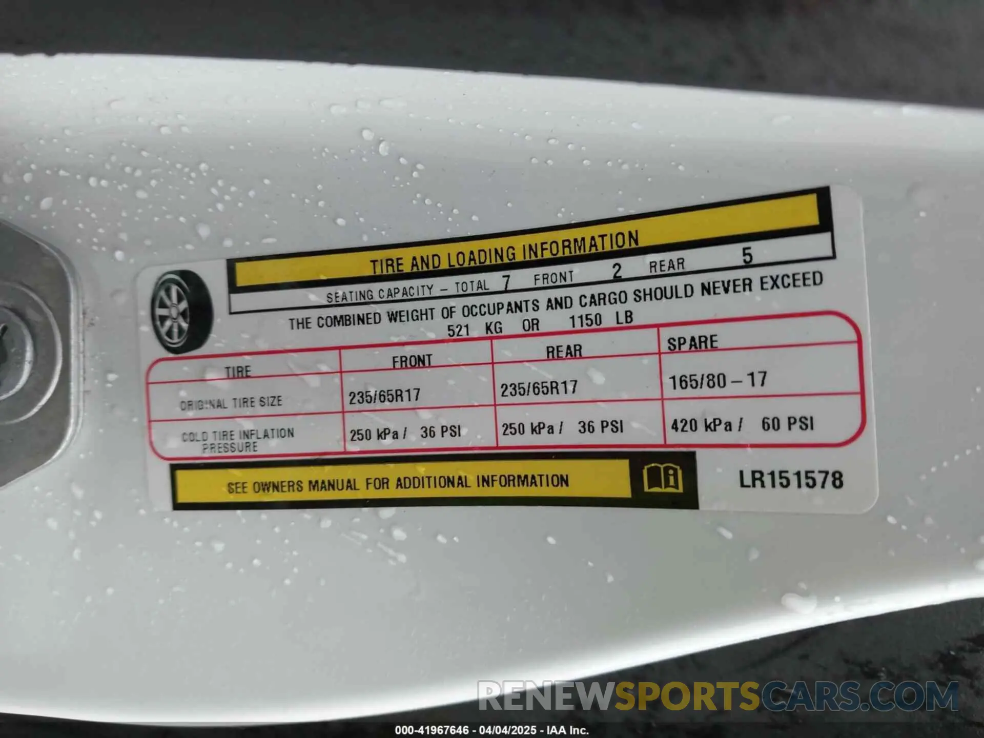 9 Photograph of a damaged car 2C4RC1DG1LR151578 CHRYSLER VOYAGER 2020