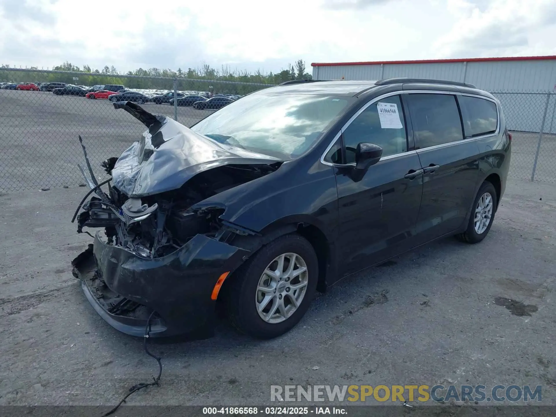 2 Photograph of a damaged car 2C4RC1DG1MR515709 CHRYSLER VOYAGER 2021