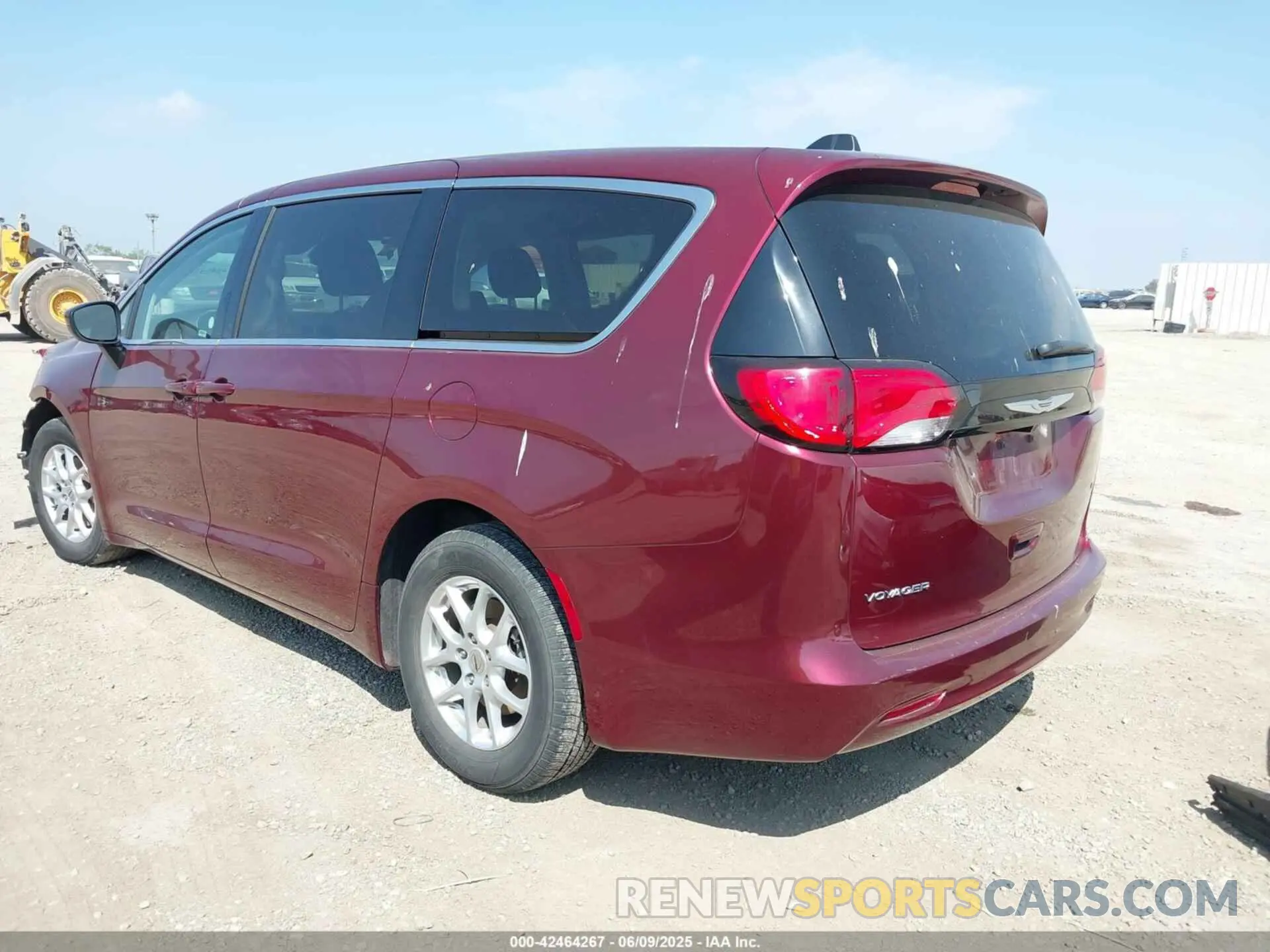 3 Photograph of a damaged car 2C4RC1CG0PR549209 CHRYSLER VOYAGER 2023