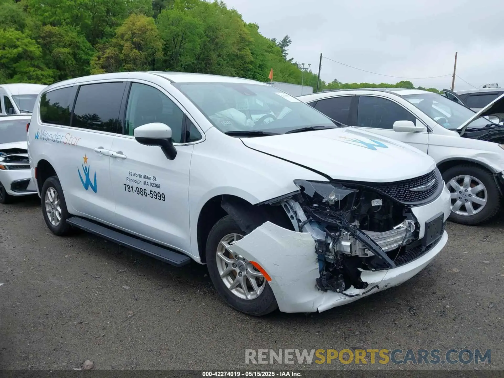1 Photograph of a damaged car 2C4RC1CG0PR617041 CHRYSLER VOYAGER 2023