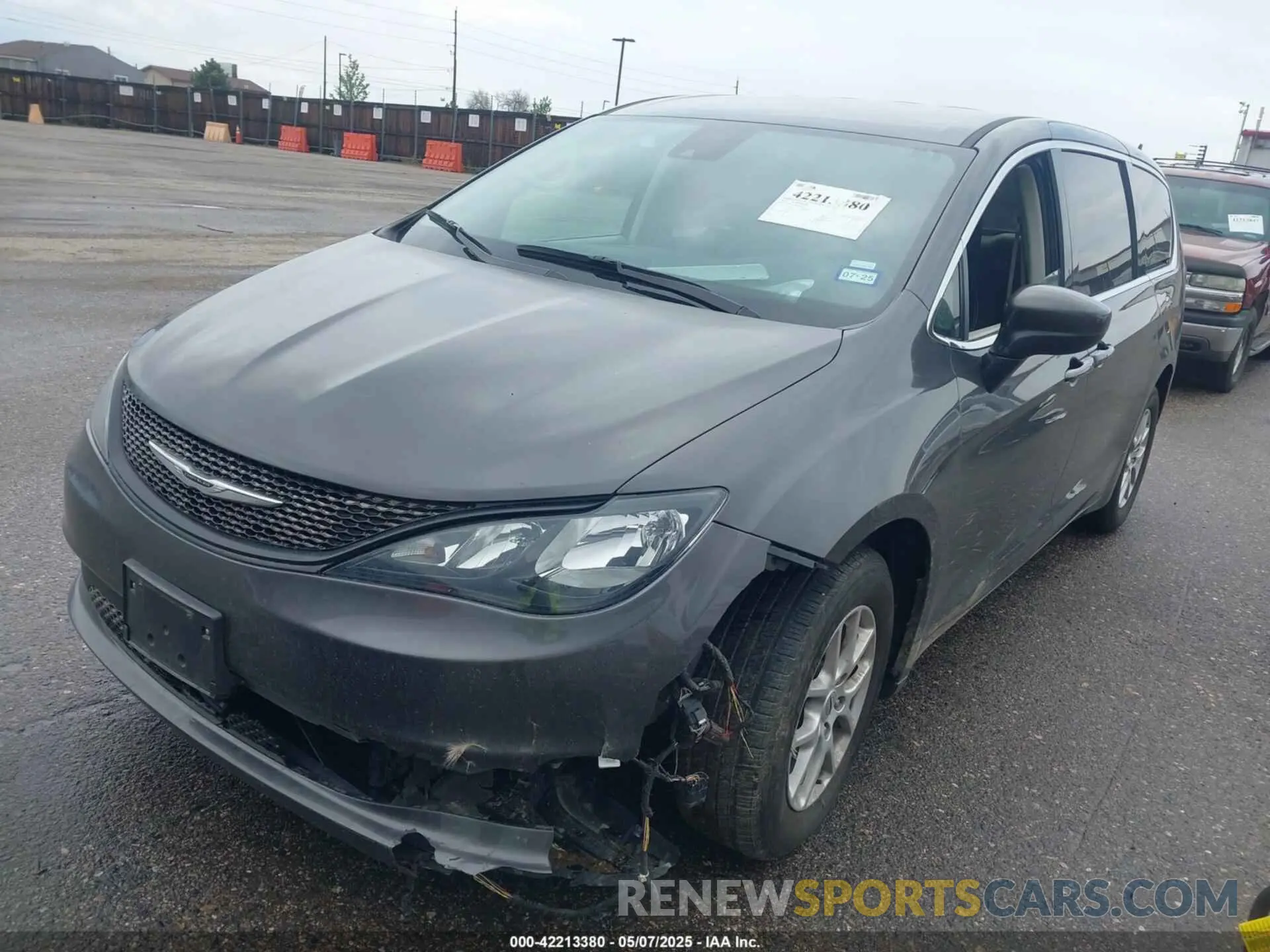 2 Photograph of a damaged car 2C4RC1CG1PR610616 CHRYSLER VOYAGER 2023