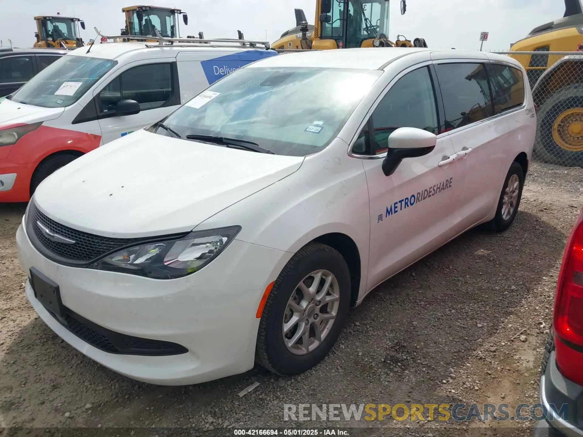 2 Photograph of a damaged car 2C4RC1CG3PR525793 CHRYSLER VOYAGER 2023