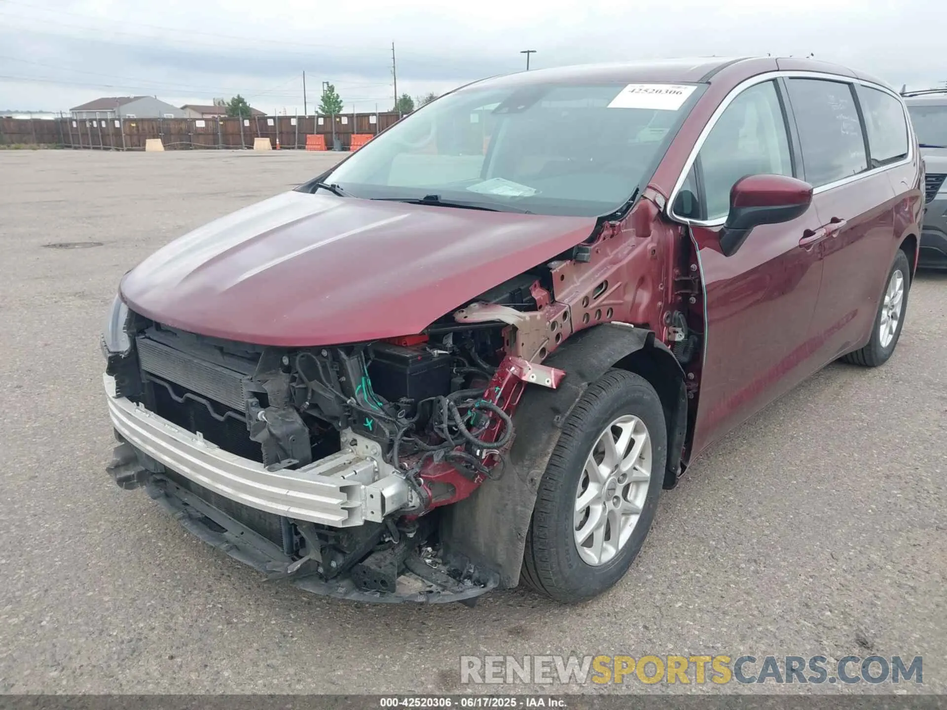 6 Photograph of a damaged car 2C4RC1CG3PR535076 CHRYSLER VOYAGER 2023