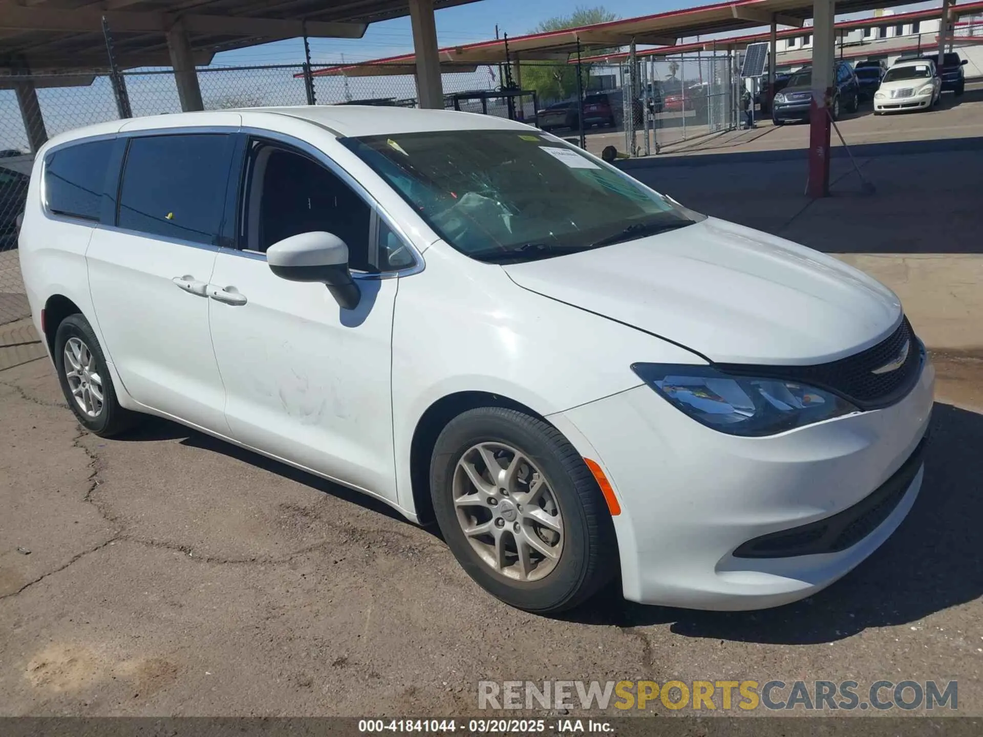 1 Photograph of a damaged car 2C4RC1CG3PR537510 CHRYSLER VOYAGER 2023