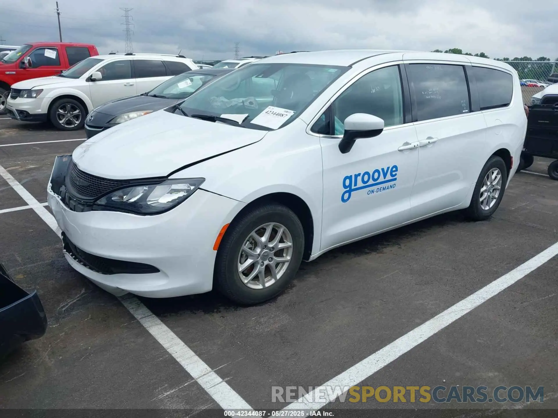 2 Photograph of a damaged car 2C4RC1CG3PR567963 CHRYSLER VOYAGER 2023