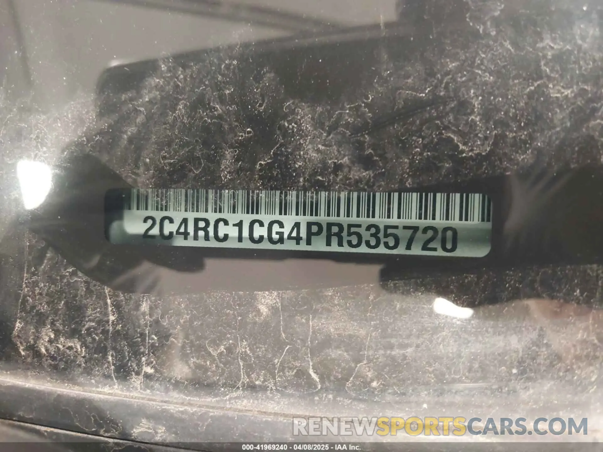 9 Photograph of a damaged car 2C4RC1CG4PR535720 CHRYSLER VOYAGER 2023