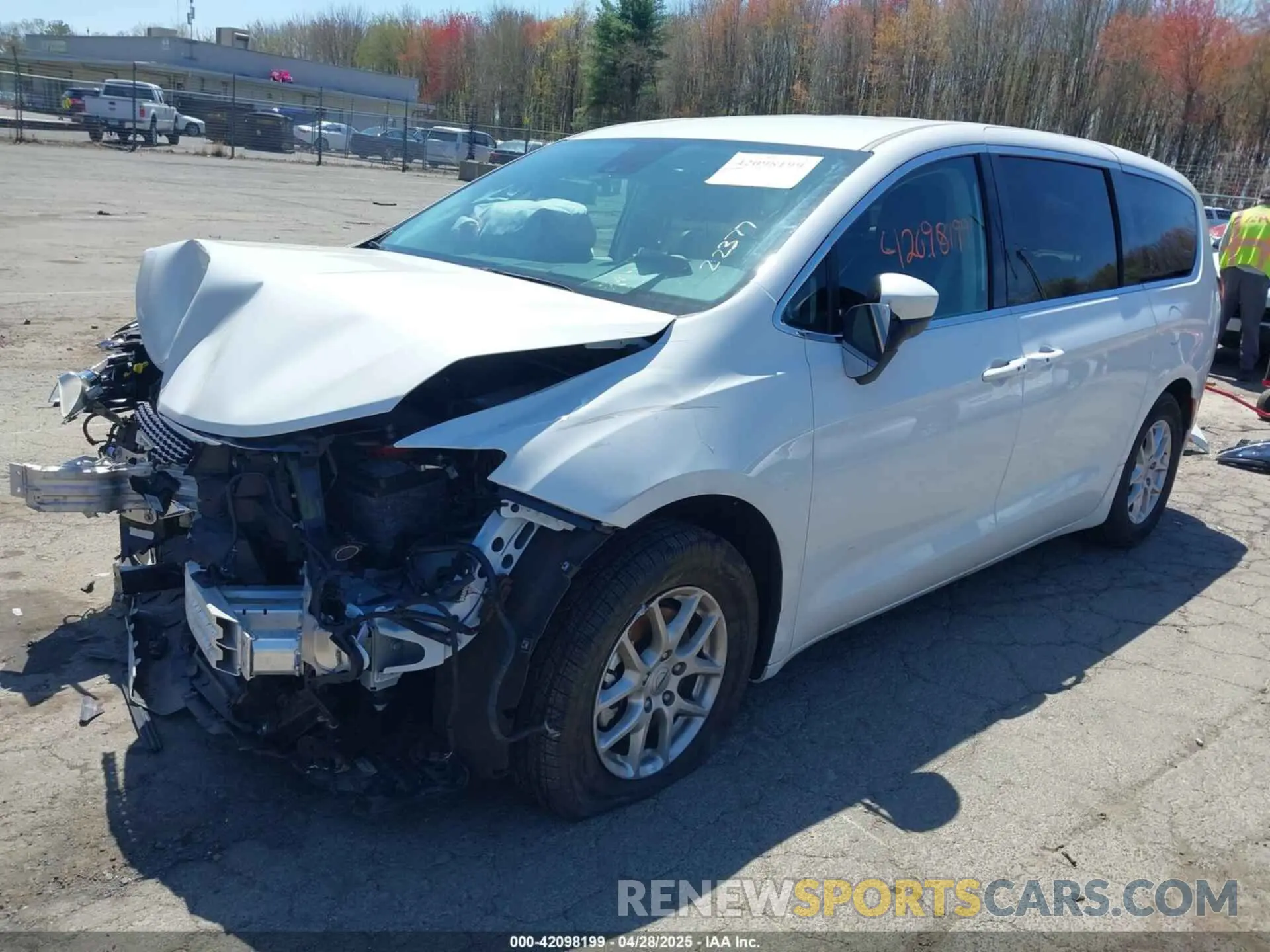 2 Photograph of a damaged car 2C4RC1CG4PR568135 CHRYSLER VOYAGER 2023