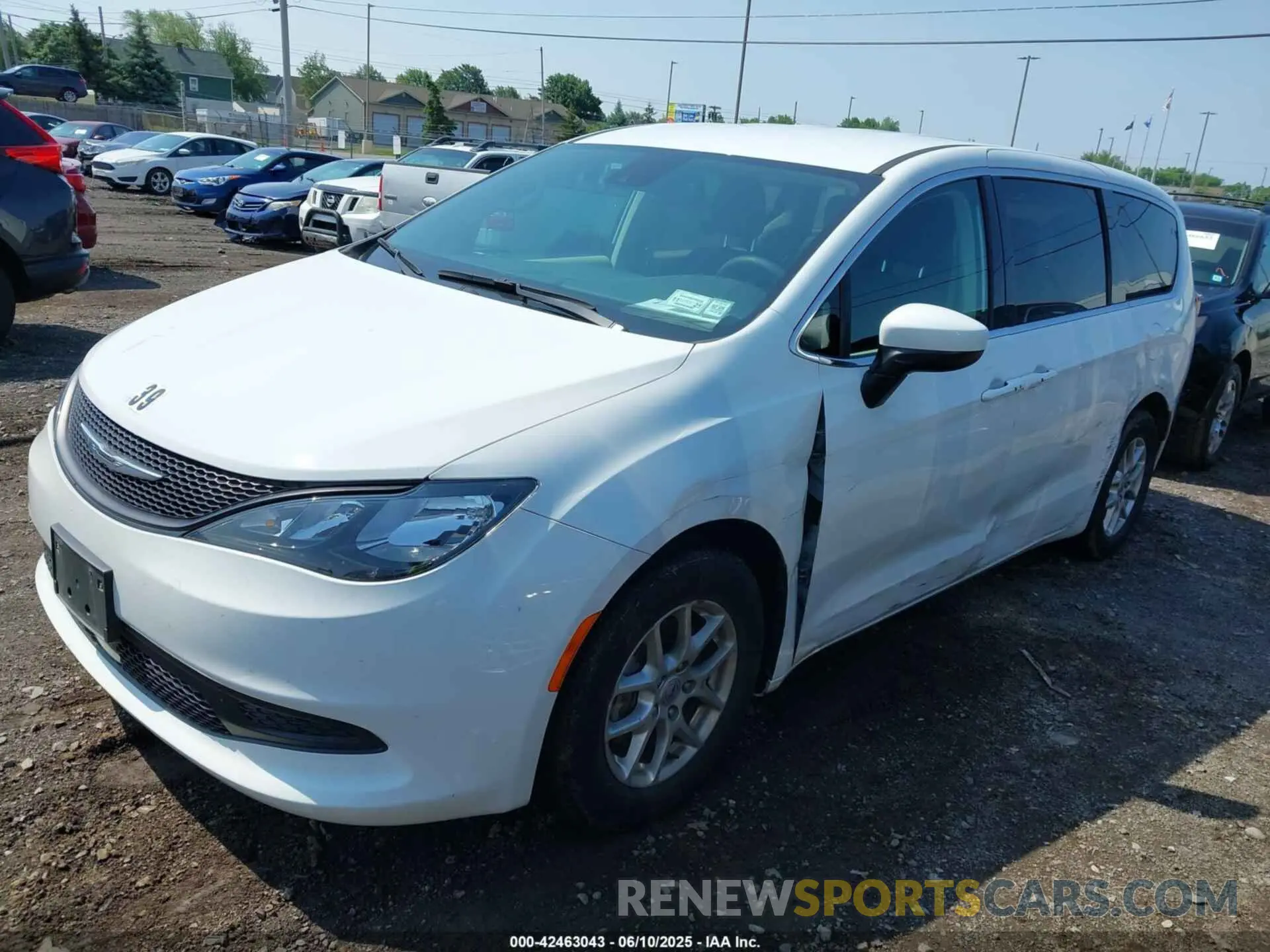 2 Photograph of a damaged car 2C4RC1CG4PR568331 CHRYSLER VOYAGER 2023