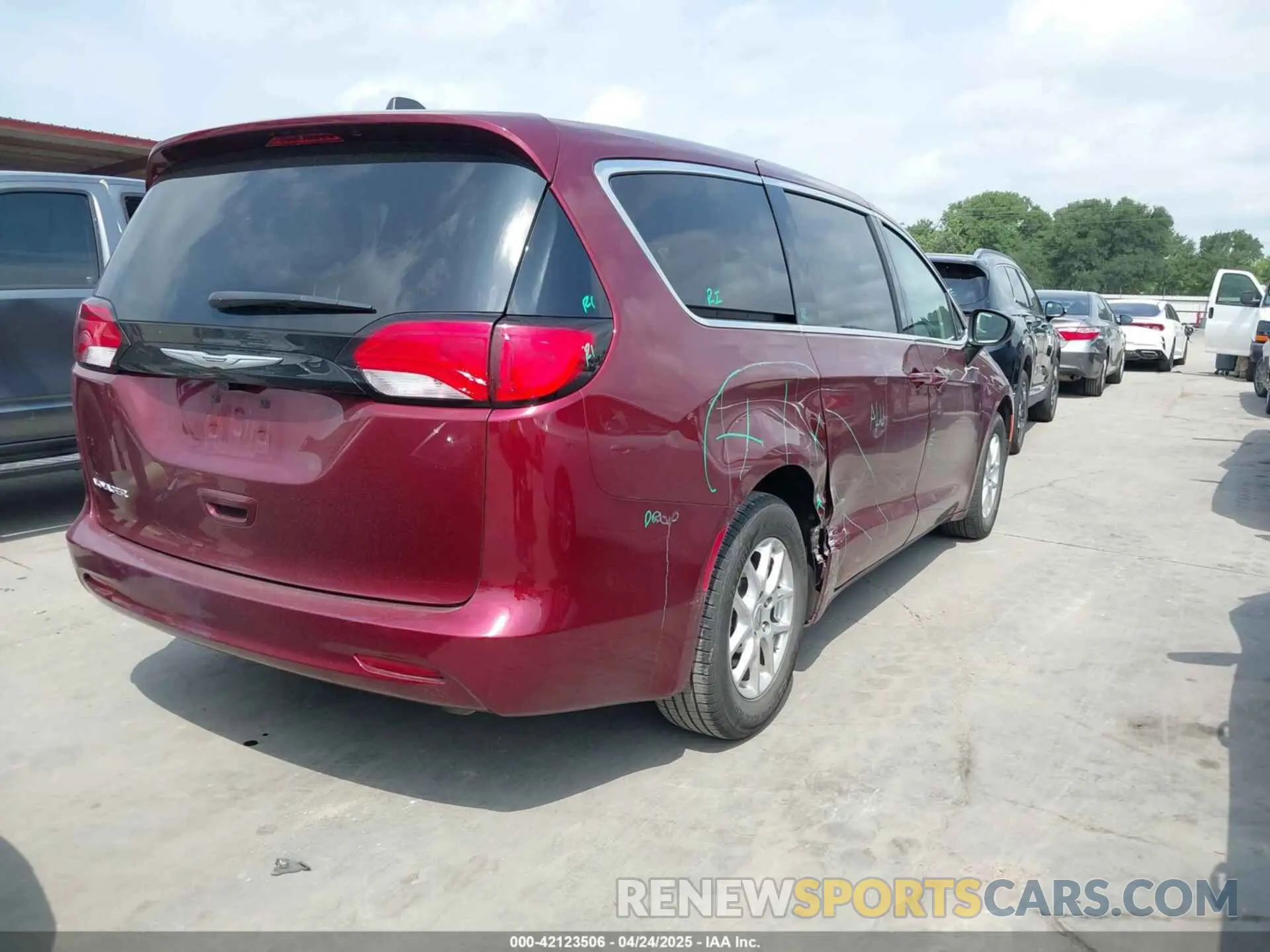4 Photograph of a damaged car 2C4RC1CG7PR534450 CHRYSLER VOYAGER 2023