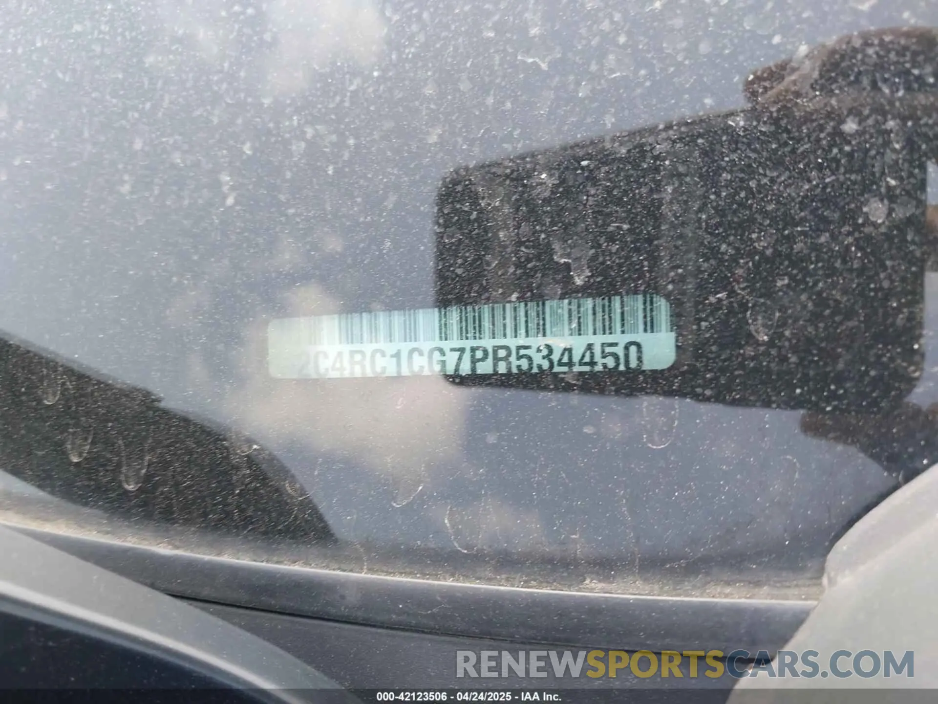 9 Photograph of a damaged car 2C4RC1CG7PR534450 CHRYSLER VOYAGER 2023
