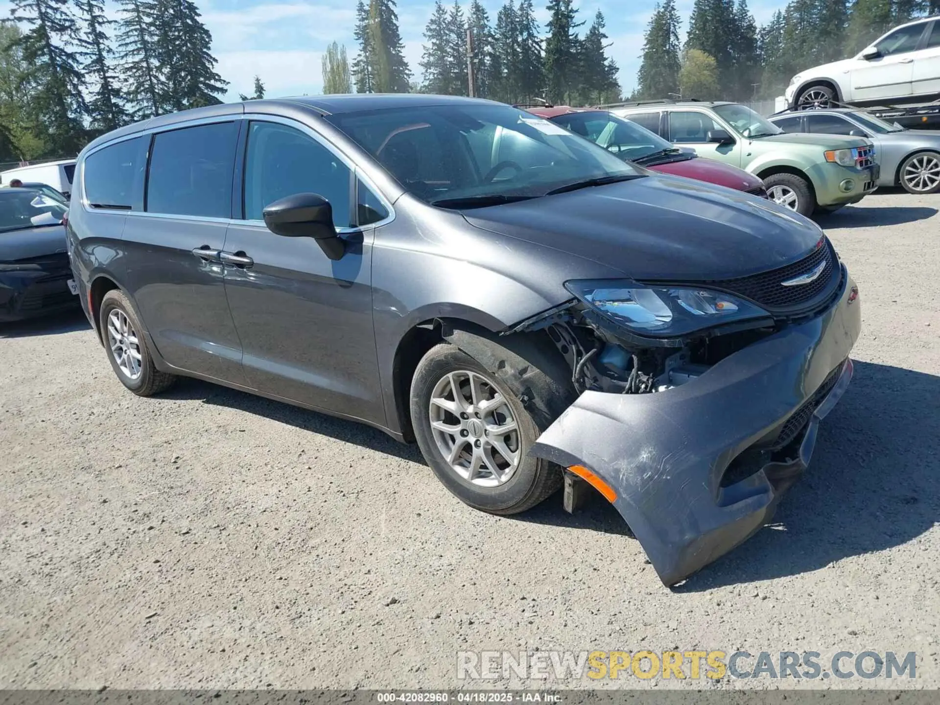 1 Photograph of a damaged car 2C4RC1CG7PR535579 CHRYSLER VOYAGER 2023