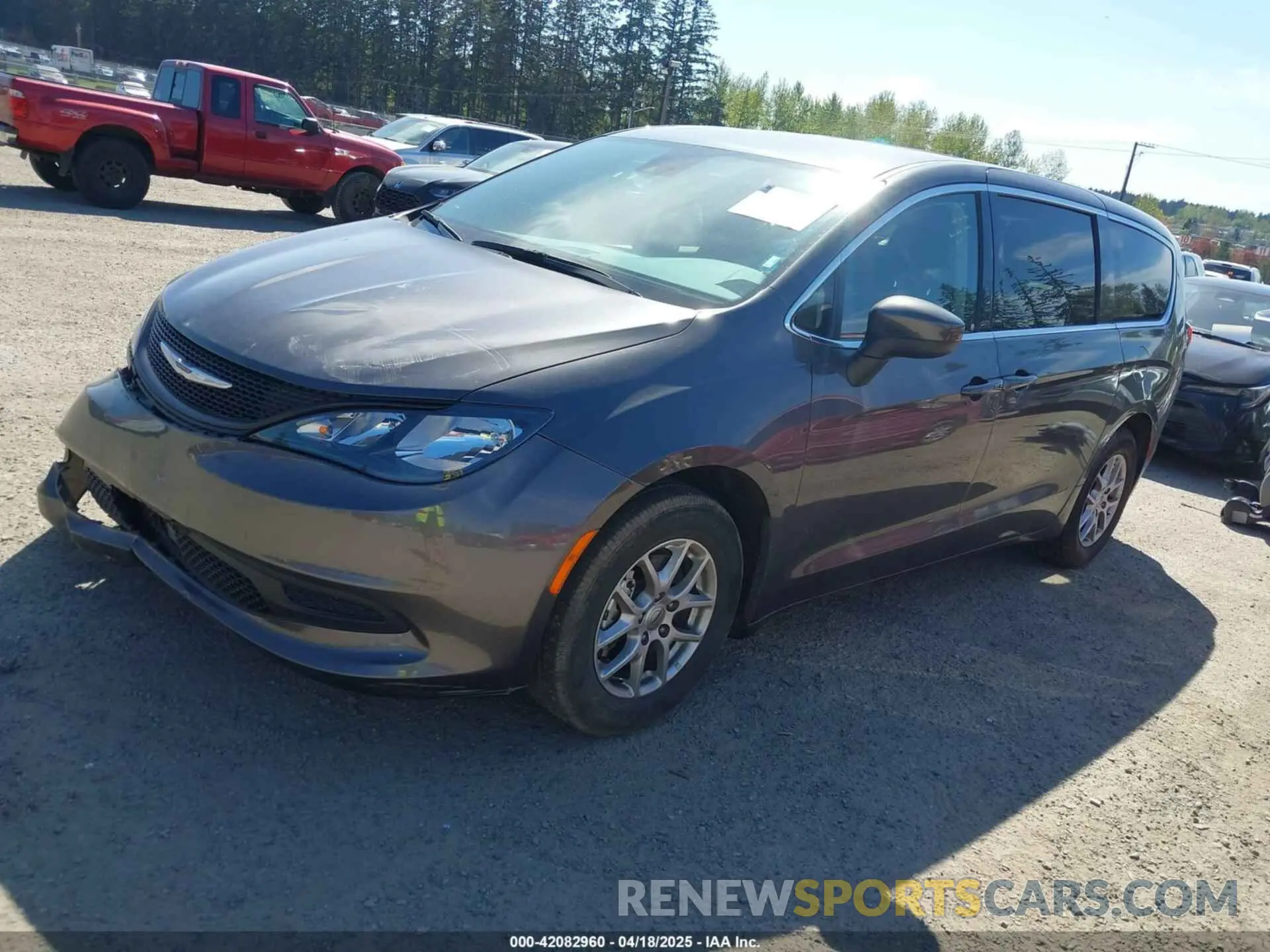 2 Photograph of a damaged car 2C4RC1CG7PR535579 CHRYSLER VOYAGER 2023