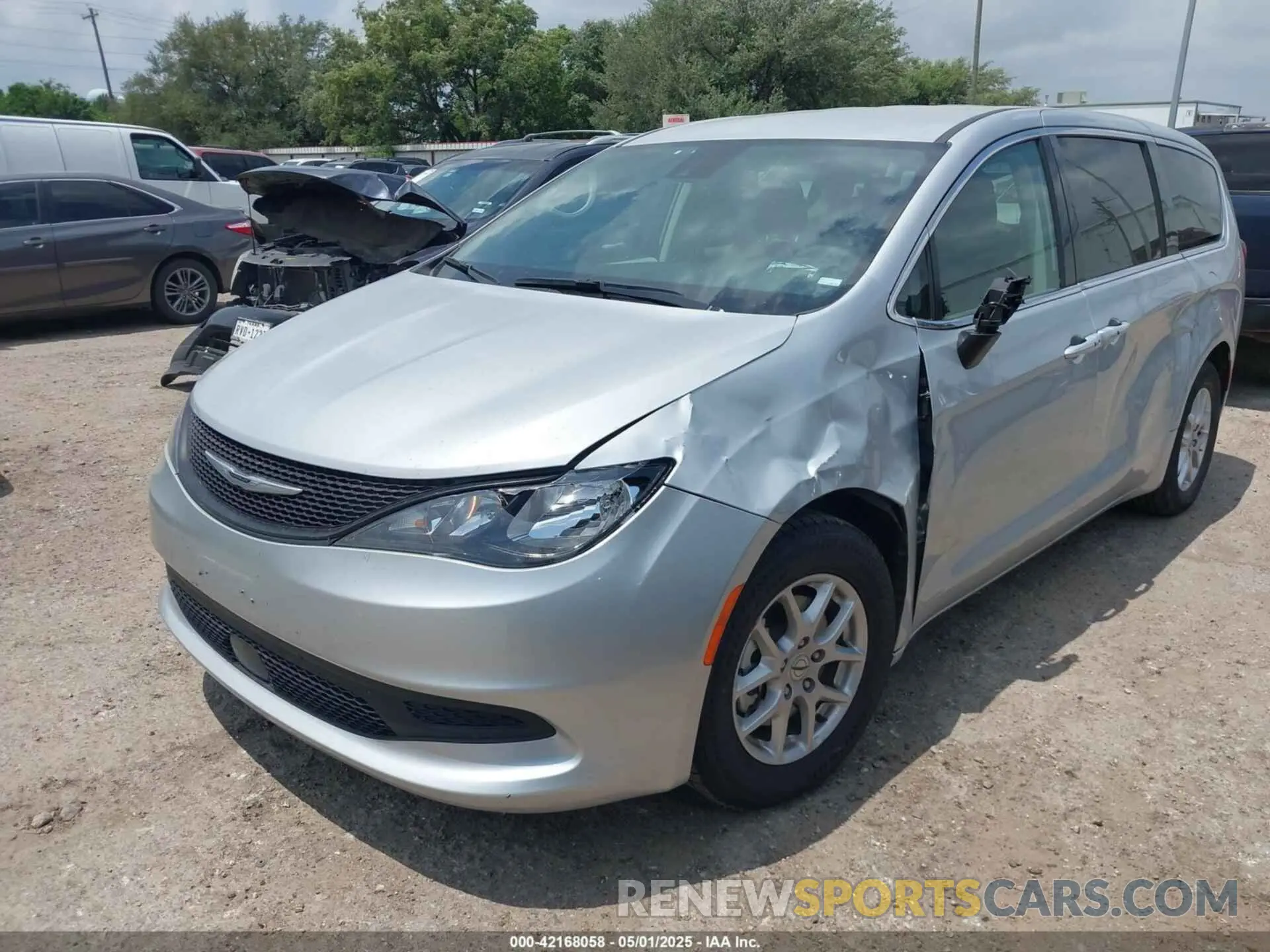 2 Photograph of a damaged car 2C4RC1CGXPR535673 CHRYSLER VOYAGER 2023