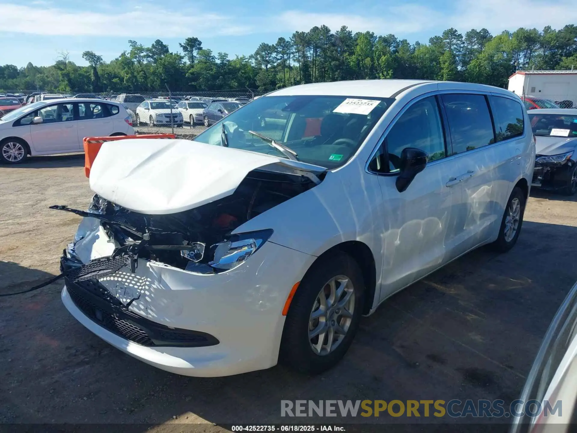 2 Photograph of a damaged car 2C4RC1CG8RR106731 CHRYSLER VOYAGER 2024