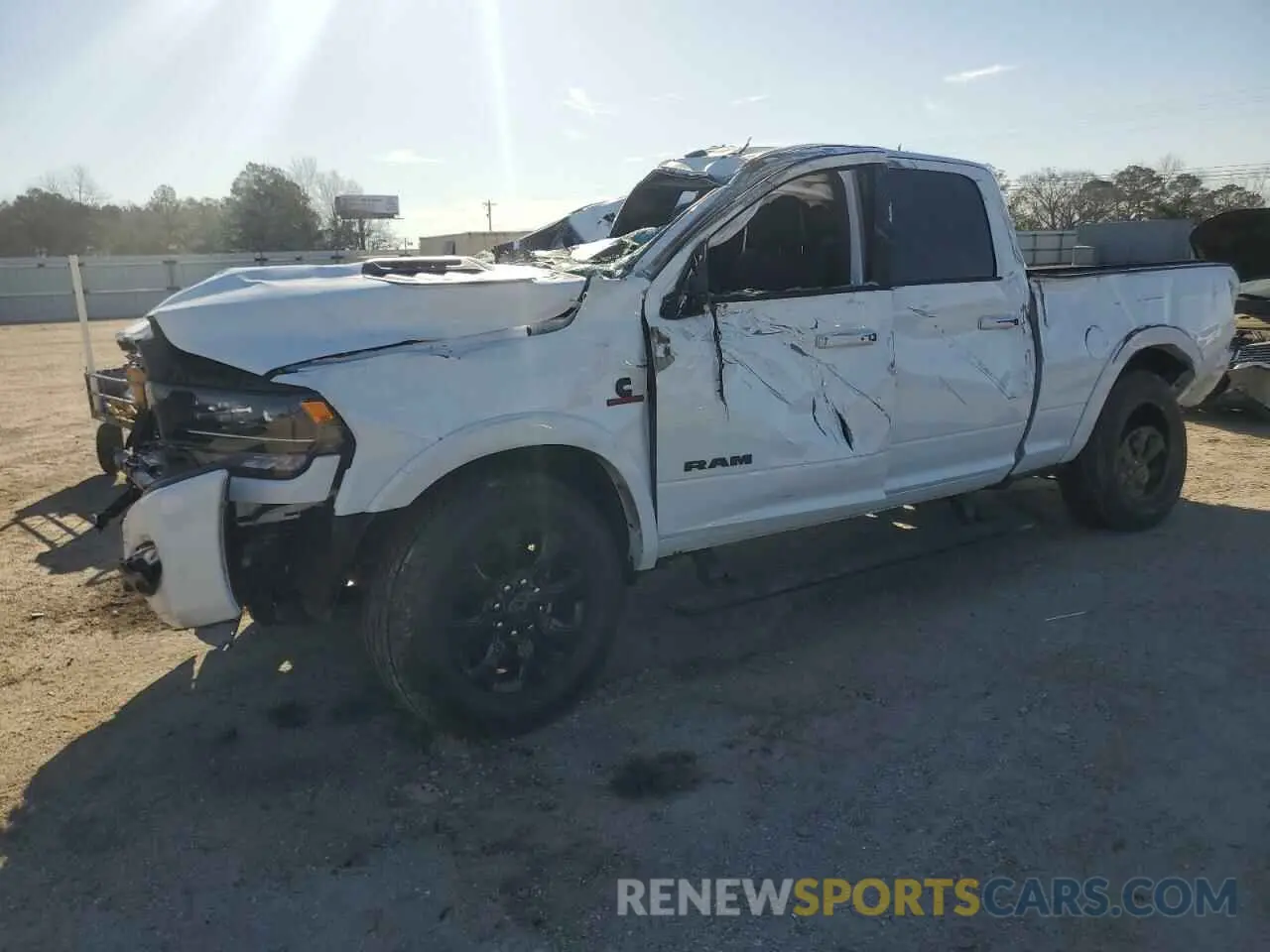 1 Photograph of a damaged car 3C6UR5SL5RG229172 DODGE All Models 2024