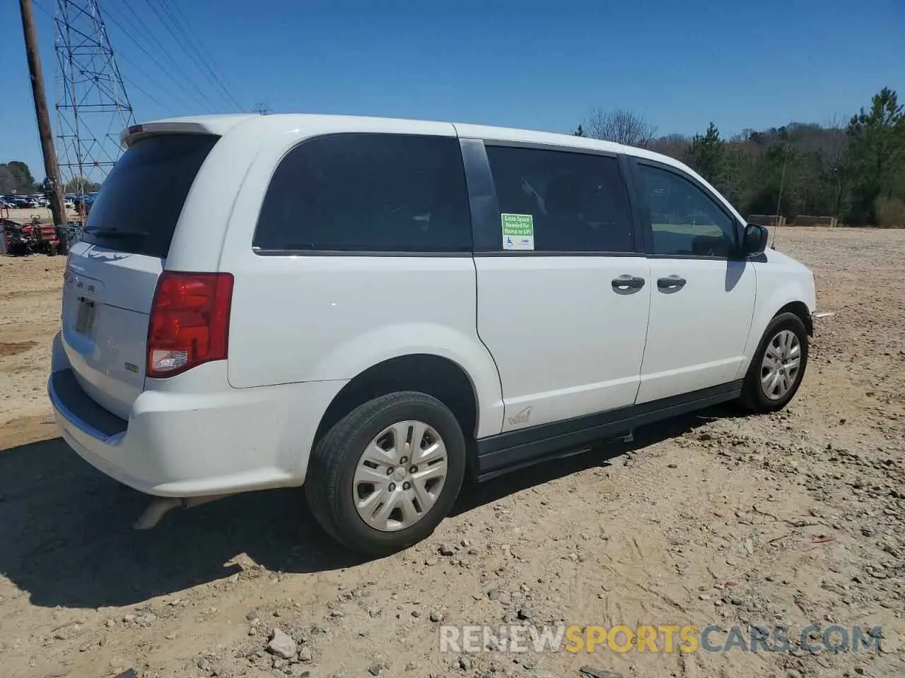 3 Photograph of a damaged car 2C4RDGBG0KR596332 DODGE CARAVAN 2019