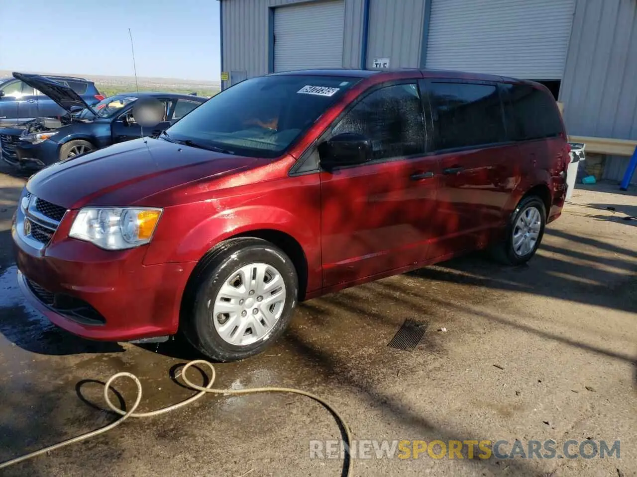 1 Photograph of a damaged car 2C4RDGBG1KR794093 DODGE CARAVAN 2019