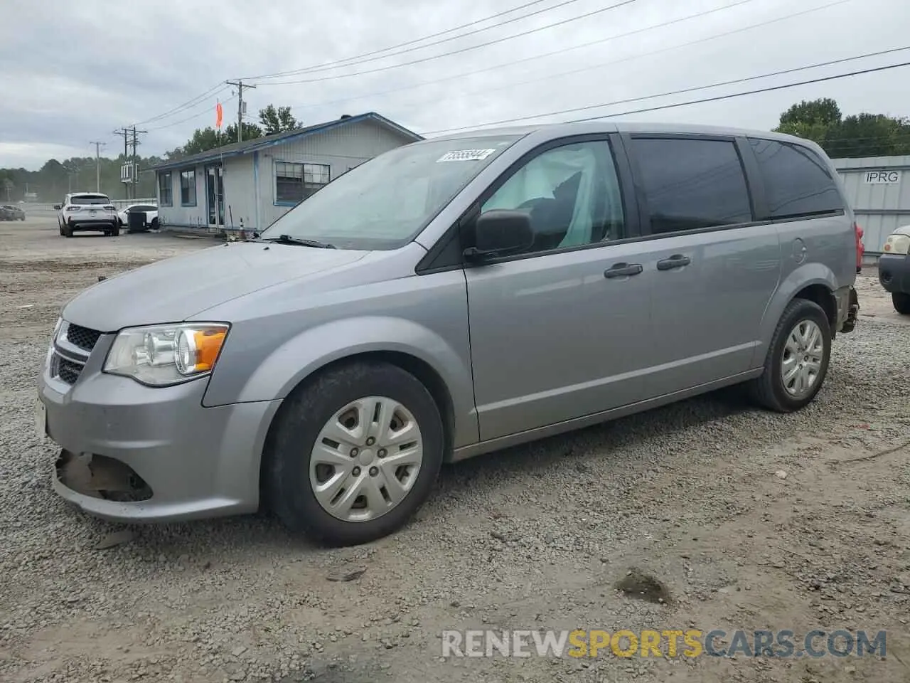1 Photograph of a damaged car 2C4RDGBG2KR500832 DODGE CARAVAN 2019