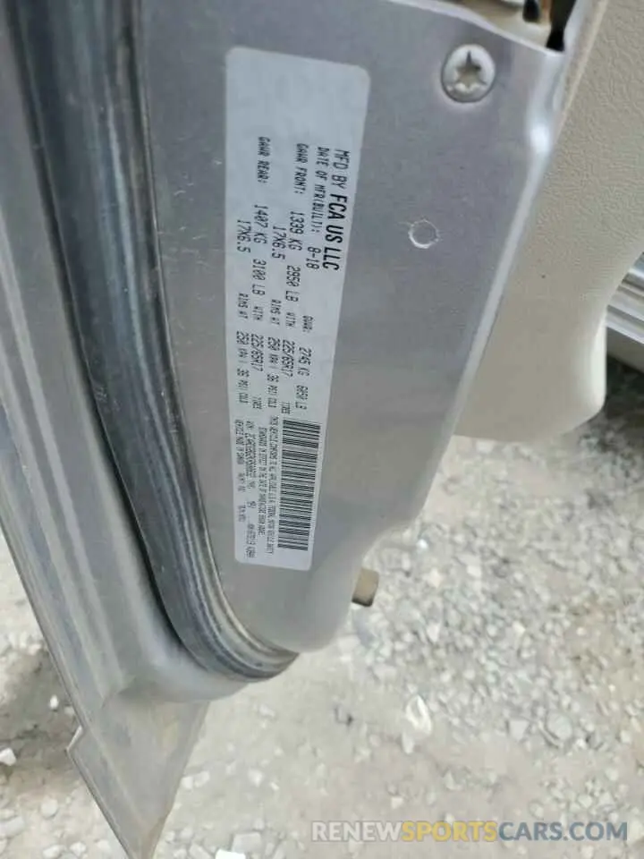13 Photograph of a damaged car 2C4RDGBG2KR500832 DODGE CARAVAN 2019