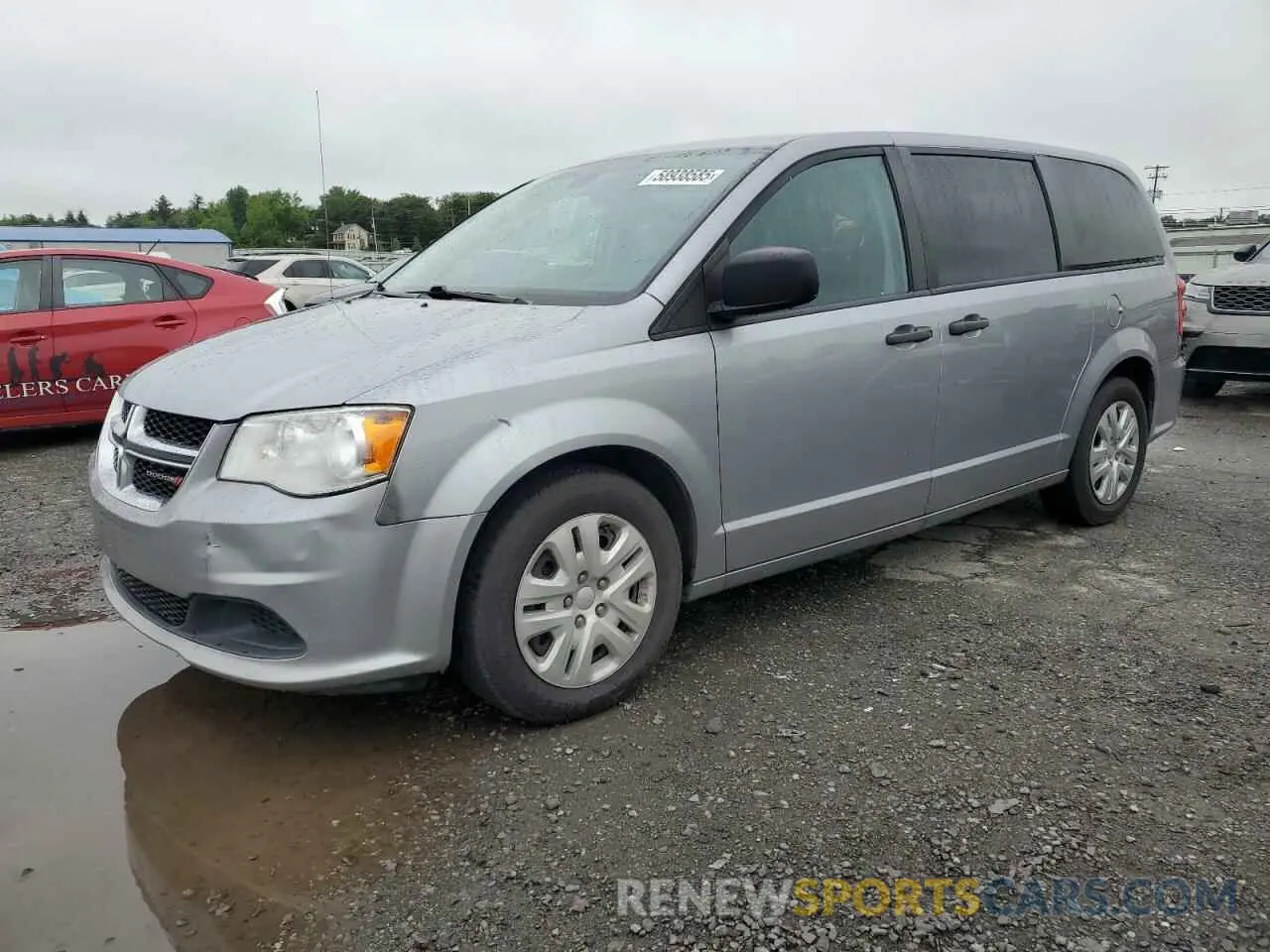 1 Photograph of a damaged car 2C4RDGBG2KR586532 DODGE CARAVAN 2019