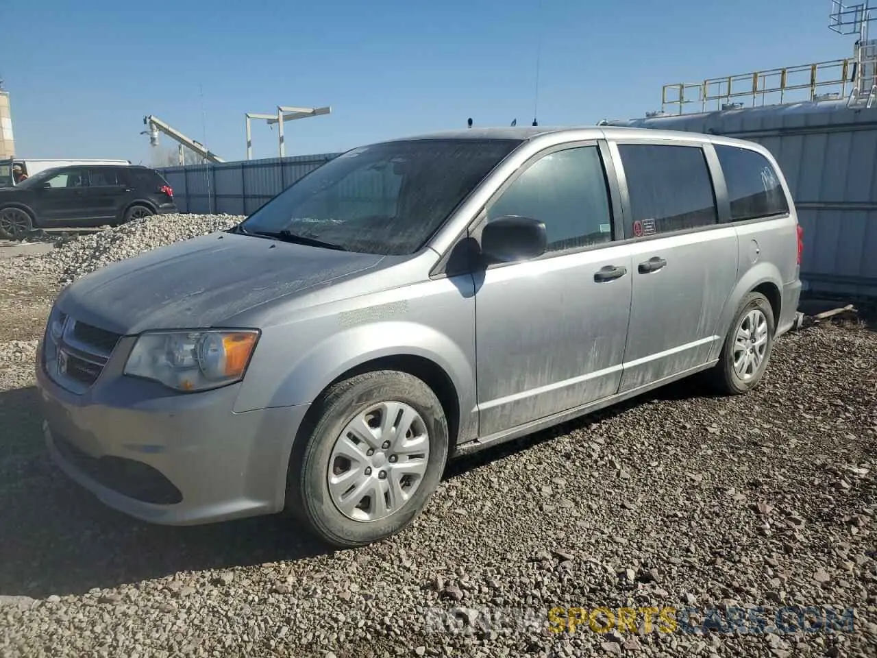 1 Photograph of a damaged car 2C4RDGBG2KR726658 DODGE CARAVAN 2019