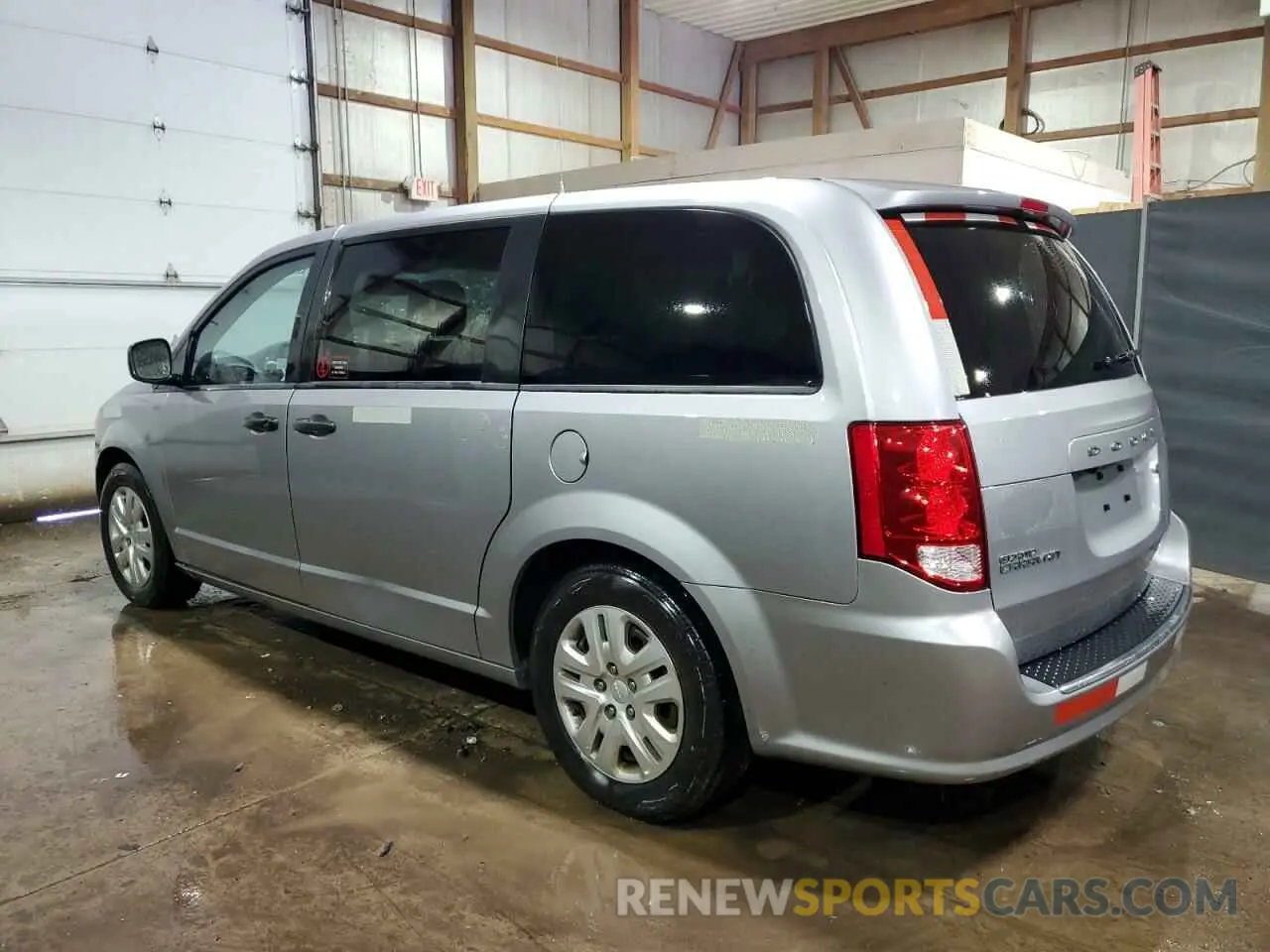 2 Photograph of a damaged car 2C4RDGBG2KR805215 DODGE CARAVAN 2019