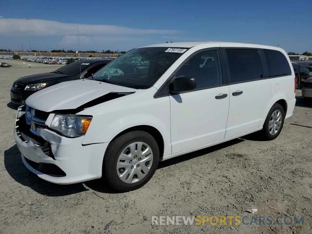 1 Photograph of a damaged car 2C4RDGBG3KR798999 DODGE CARAVAN 2019