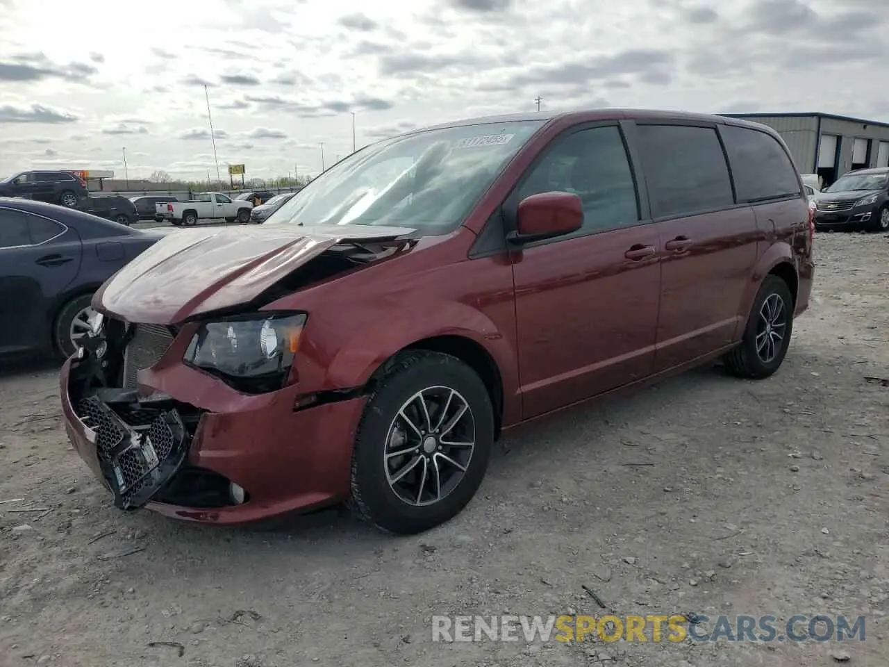 1 Photograph of a damaged car 2C4RDGBG5KR624495 DODGE CARAVAN 2019