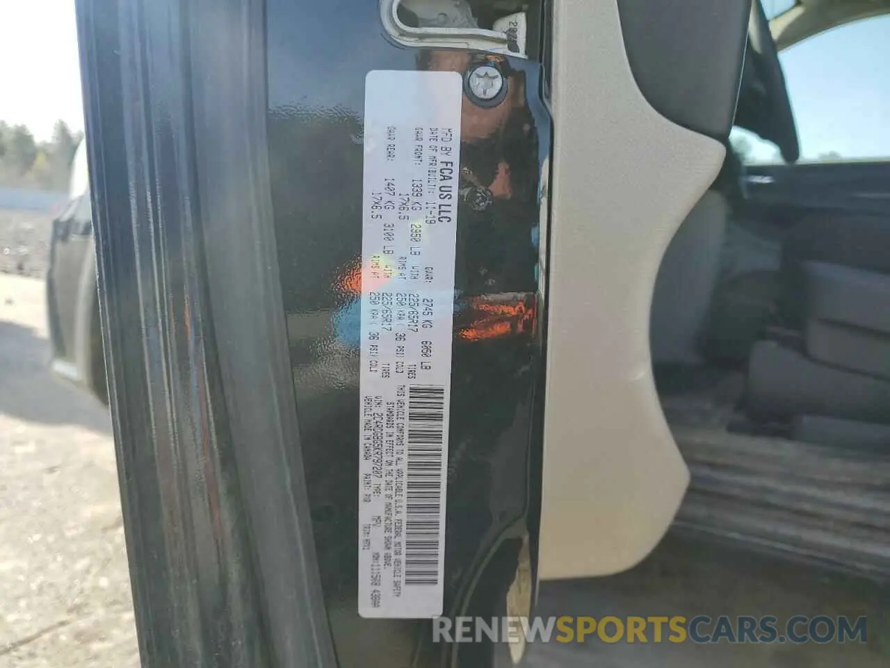 13 Photograph of a damaged car 2C4RDGBG5KR797207 DODGE CARAVAN 2019
