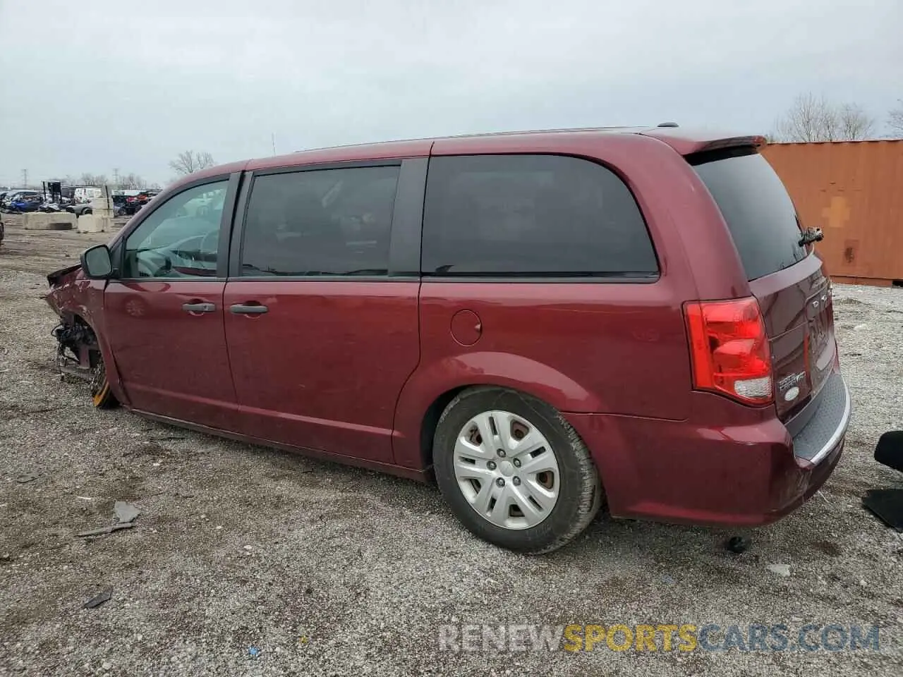 2 Photograph of a damaged car 2C4RDGBG6KR501692 DODGE CARAVAN 2019