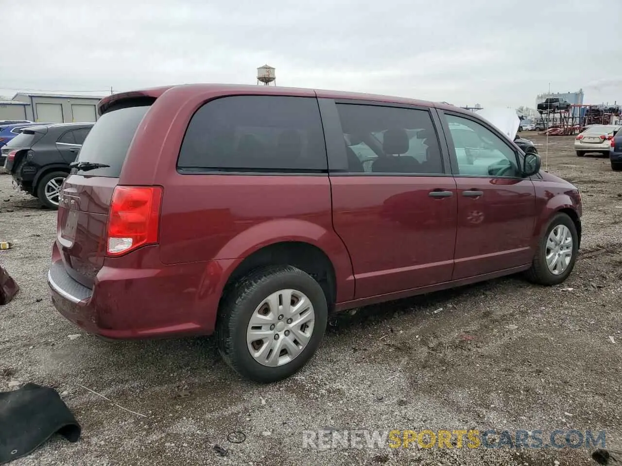 3 Photograph of a damaged car 2C4RDGBG6KR501692 DODGE CARAVAN 2019