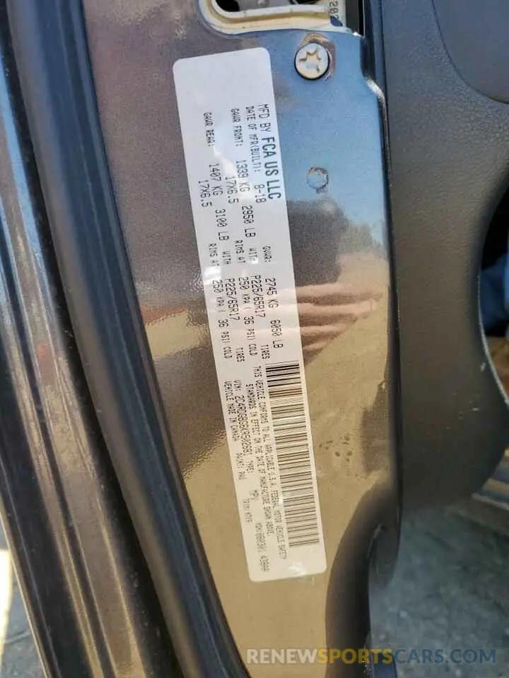 13 Photograph of a damaged car 2C4RDGBG6KR502681 DODGE CARAVAN 2019