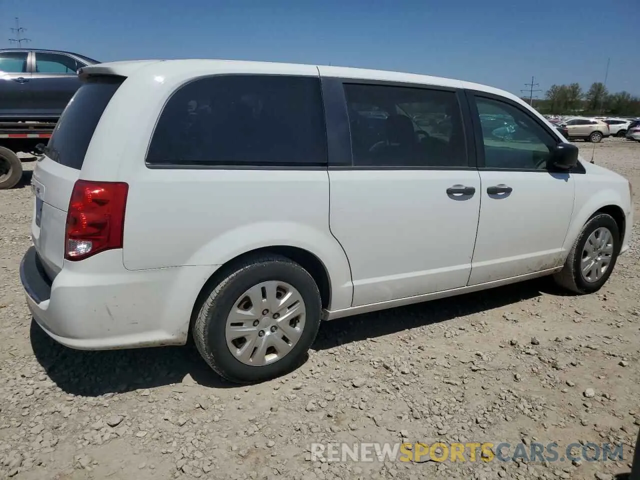 3 Photograph of a damaged car 2C4RDGBG6KR527953 DODGE CARAVAN 2019
