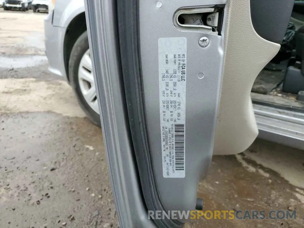 13 Photograph of a damaged car 2C4RDGBG6KR583830 DODGE CARAVAN 2019