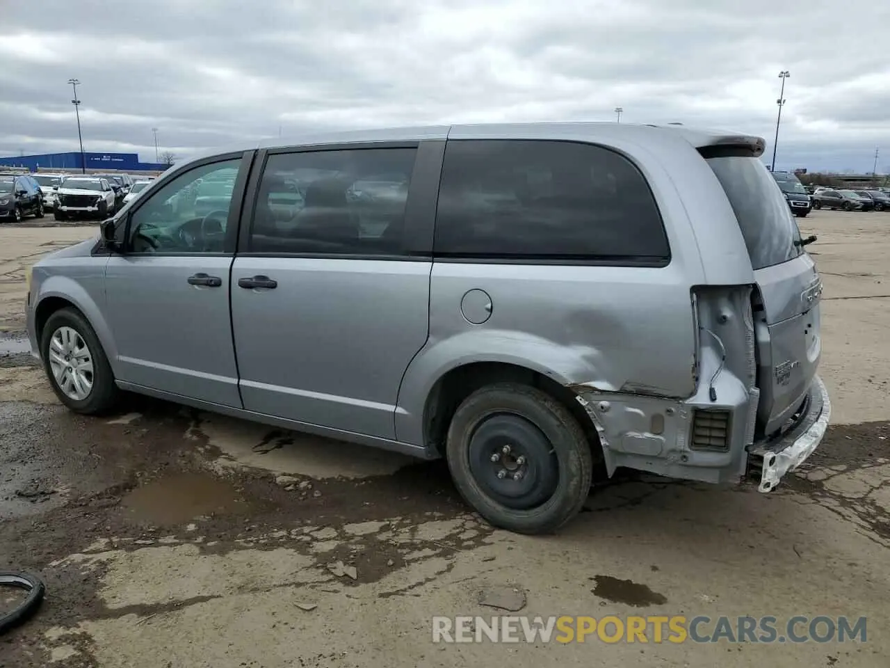 2 Photograph of a damaged car 2C4RDGBG6KR583830 DODGE CARAVAN 2019